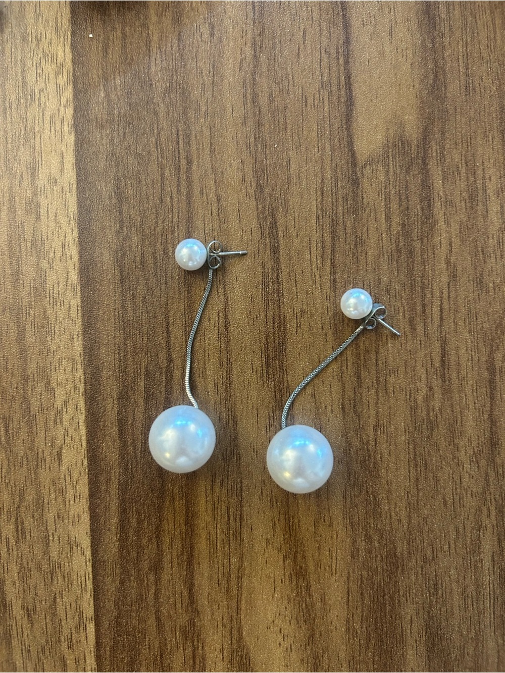Classic White Pearl Drop Earrings - Womenw Jewelry